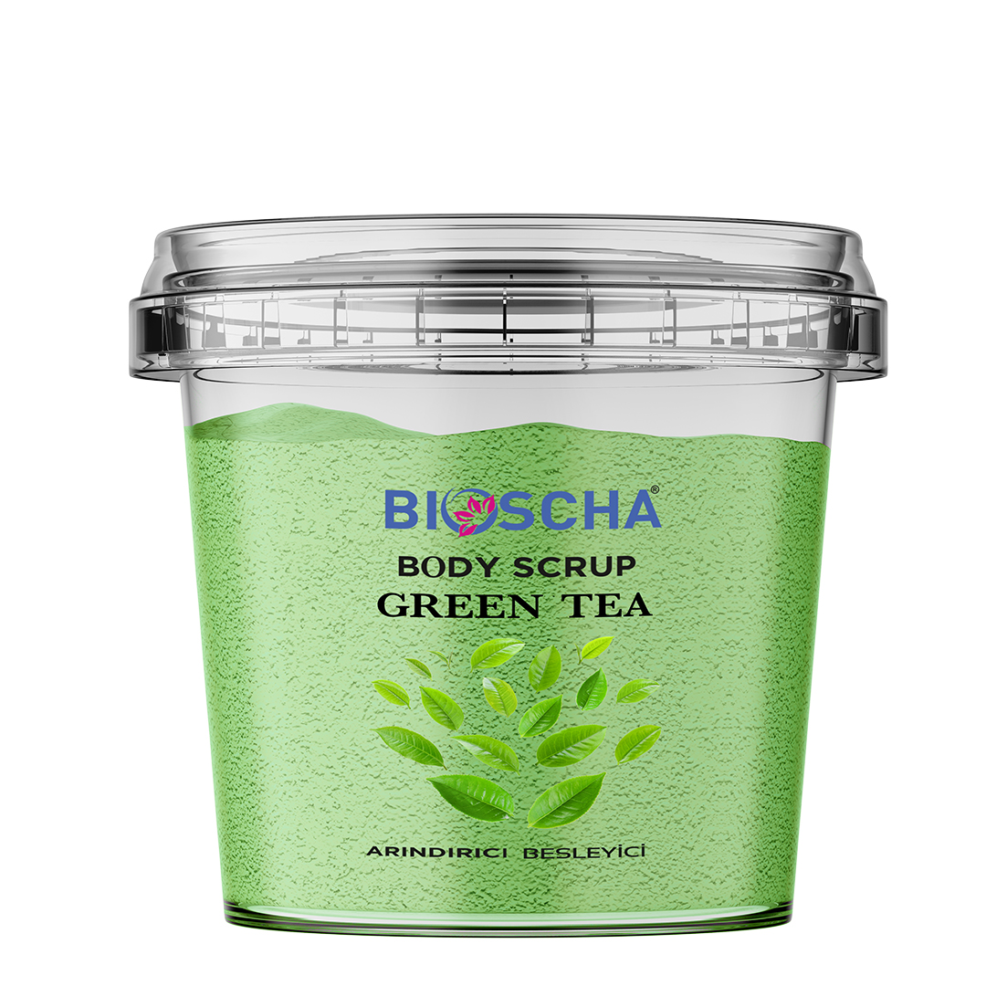 Bioscha Body Scrub Green tea Faz Peeling